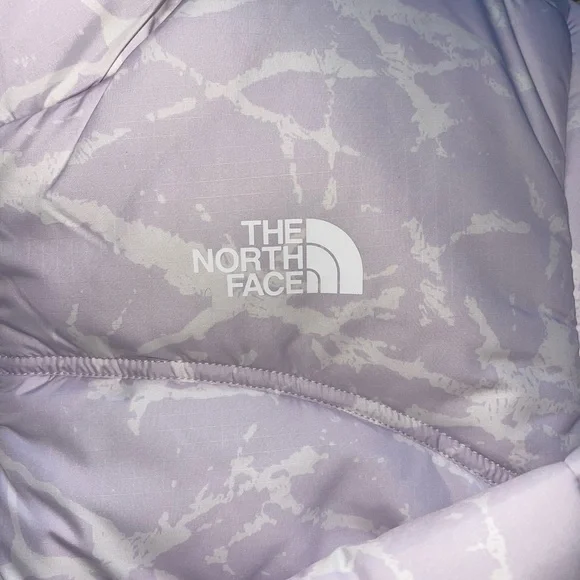 💜SOLD💜The North Face jacket LAVENDAR/WHITE, size Medium - Picture 6 of 7